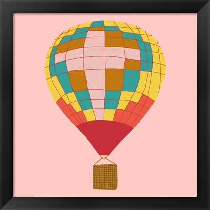 Framed Hot Air Balloon I Print