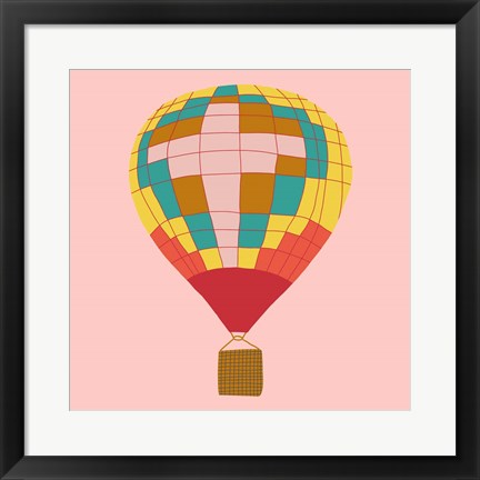 Framed Hot Air Balloon I Print