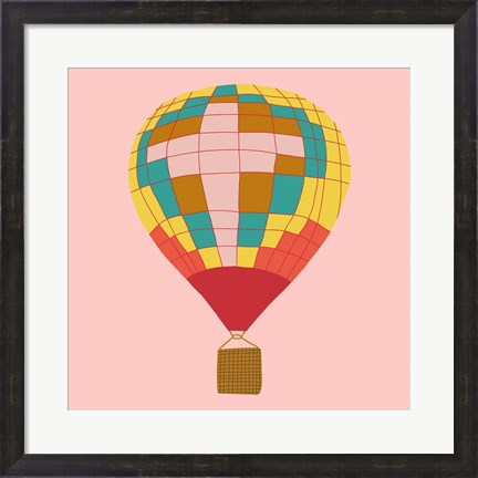 Framed Hot Air Balloon I Print
