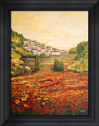 Framed Tuscany Scene Print