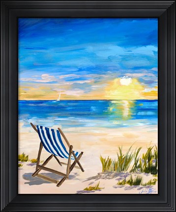 Framed Sling Back Summer I Print
