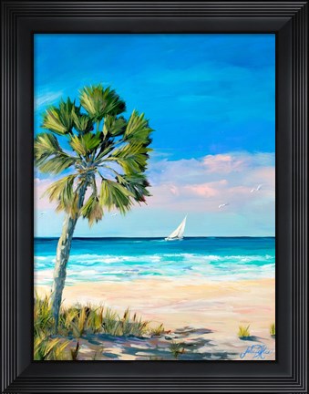 Framed Palm Coast Print