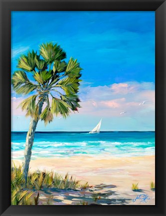 Framed Palm Coast Print