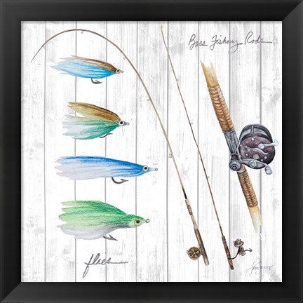 Framed Bait and Tackle I Print