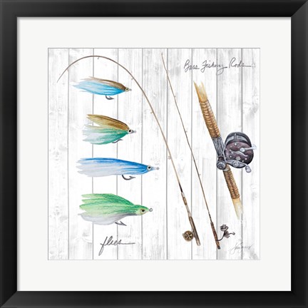 Framed Bait and Tackle I Print