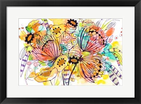 Framed Whimsical Splash Print