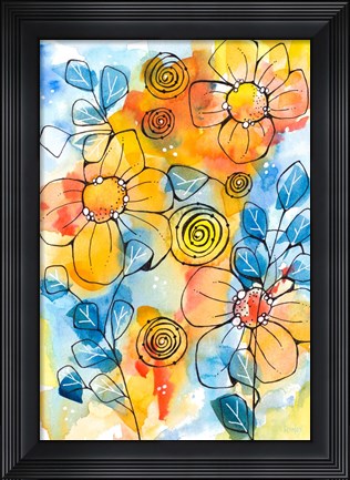 Framed Warm and Cool Summer Print