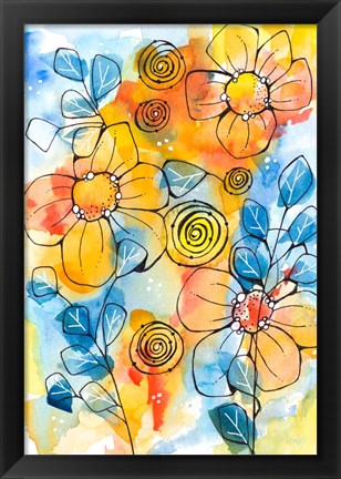 Framed Warm and Cool Summer Print