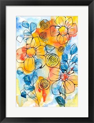 Framed Warm and Cool Summer Print