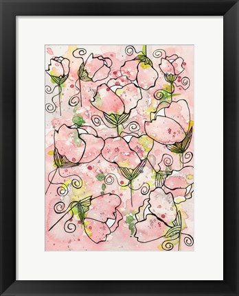 Framed Pretty Pink and Peppy Print