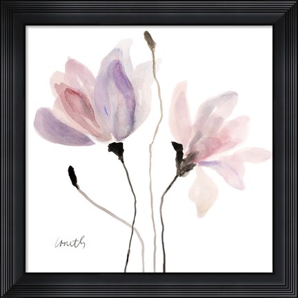 Framed Floral Sway I Print