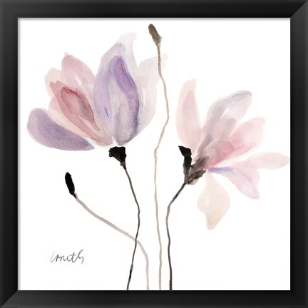 Framed Floral Sway I Print