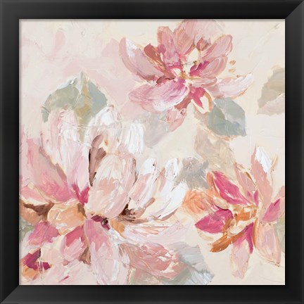 Framed Blushing Spring I Print