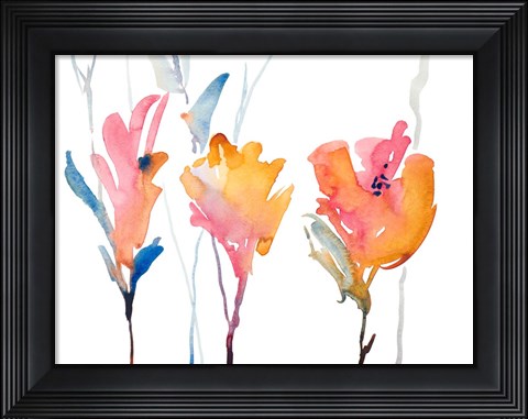 Framed September Blooms II Print