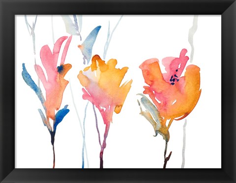 Framed September Blooms II Print