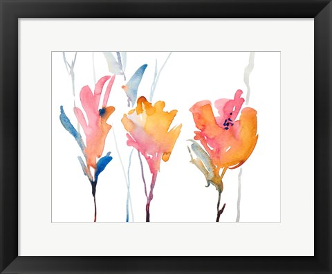 Framed September Blooms II Print