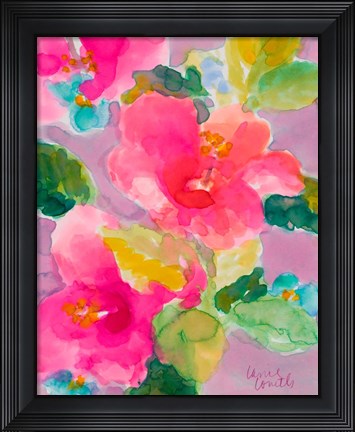 Framed April Hibiscus Print