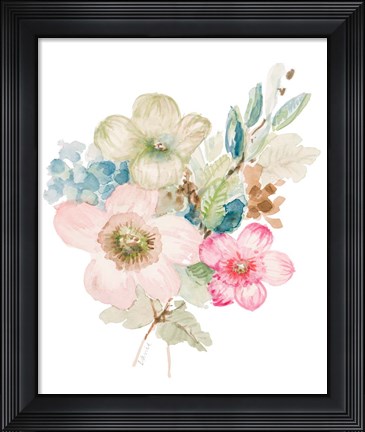 Framed Fragrant Bouquet Print