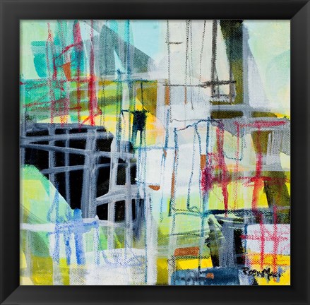 Framed Gio Grid II Print