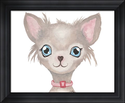Framed Chi Chi Dog Print