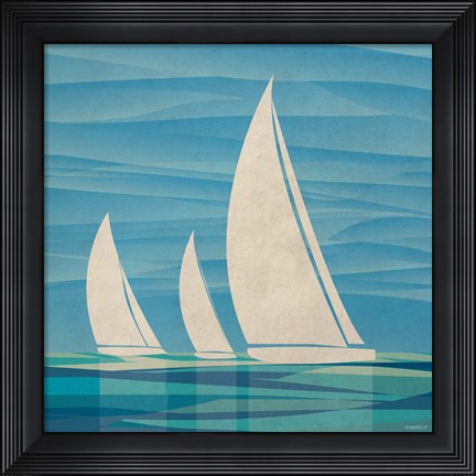 Framed Water Journey II Print