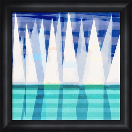 Framed Sailing Day II Print