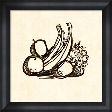 Framed Fruit At Rest Print