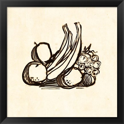 Framed Fruit At Rest Print