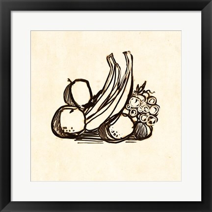 Framed Fruit At Rest Print