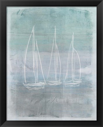 Framed Regatta Memory I Print