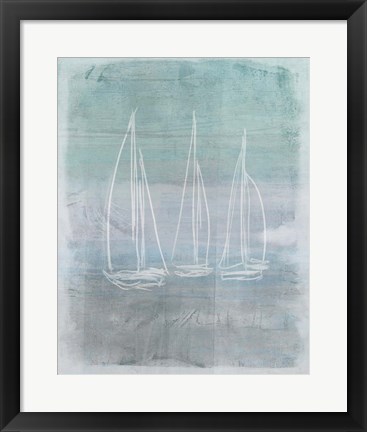 Framed Regatta Memory I Print