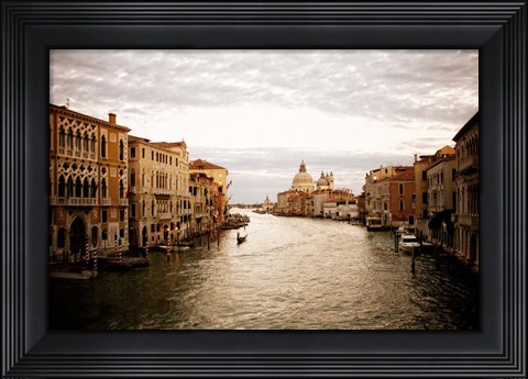 Framed Venetian Canals I Print