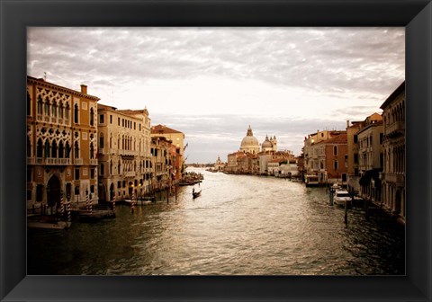 Framed Venetian Canals I Print