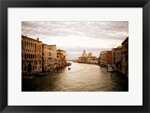 Framed Venetian Canals I Print