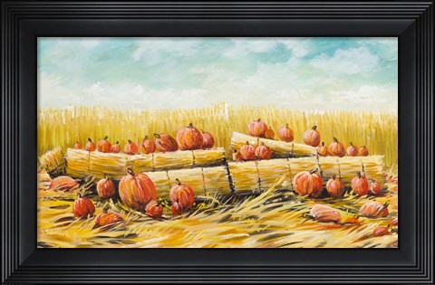 Framed Pumpkin Patch Print