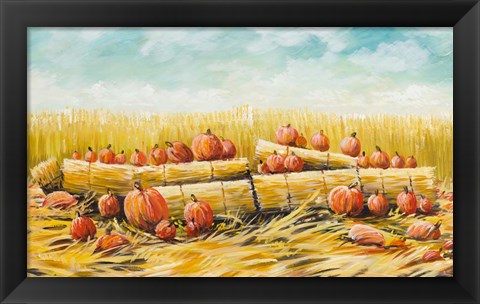 Framed Pumpkin Patch Print