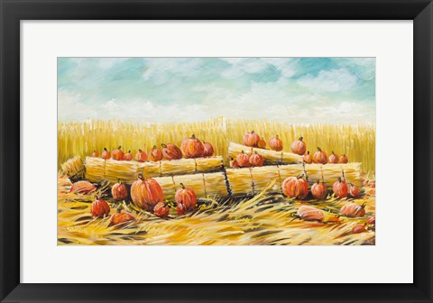 Framed Pumpkin Patch Print