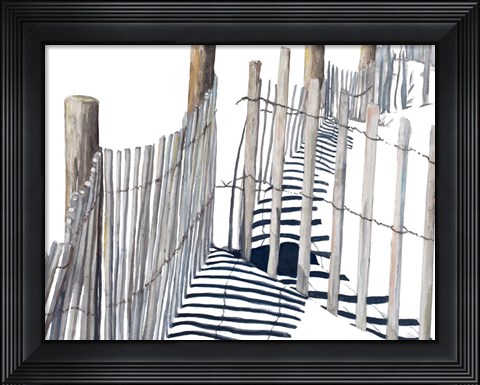 Framed Shadows Of Paradise Print