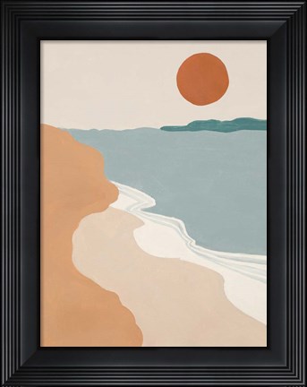 Framed Mid Century Landscape I Print
