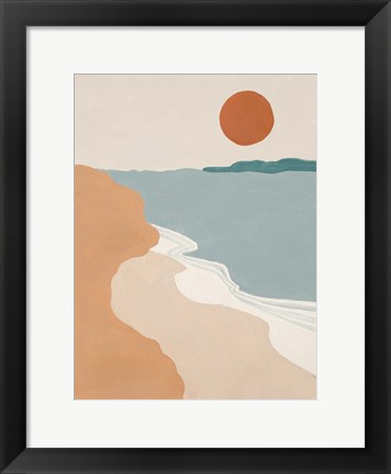 Framed Mid Century Landscape I Print