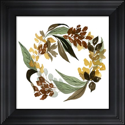 Framed Fall Wreath Print