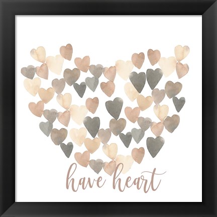 Framed Have Heart Print