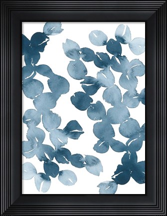 Framed Blue Mod Abstract Print