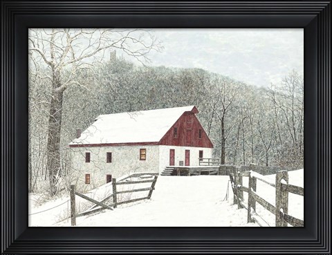 Framed Grist Mill Print