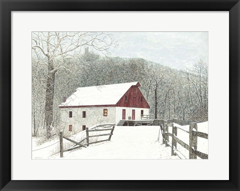 Framed Grist Mill Print