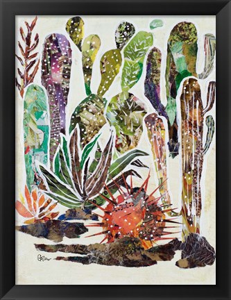 Framed Desert Garden II Print