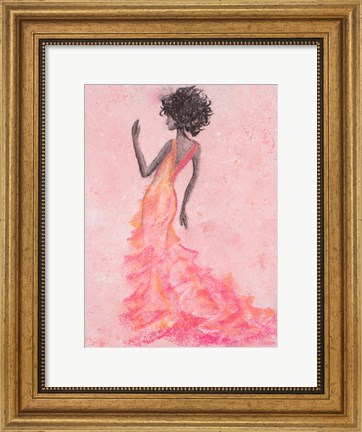 Framed Xhose Woman in Pink Print