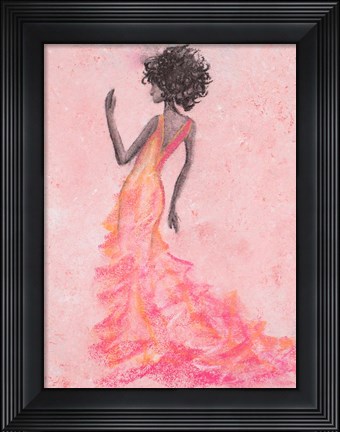 Framed Xhose Woman in Pink Print