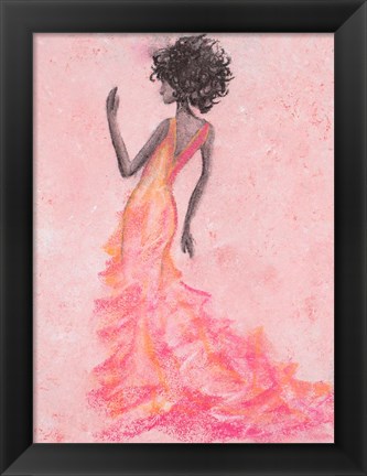 Framed Xhose Woman in Pink Print