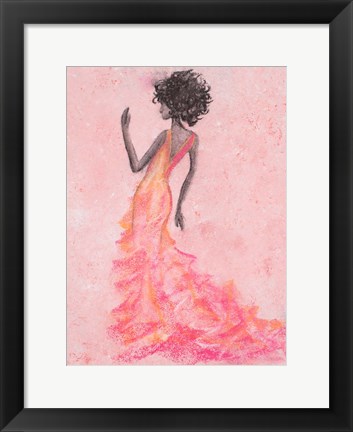 Framed Xhose Woman in Pink Print